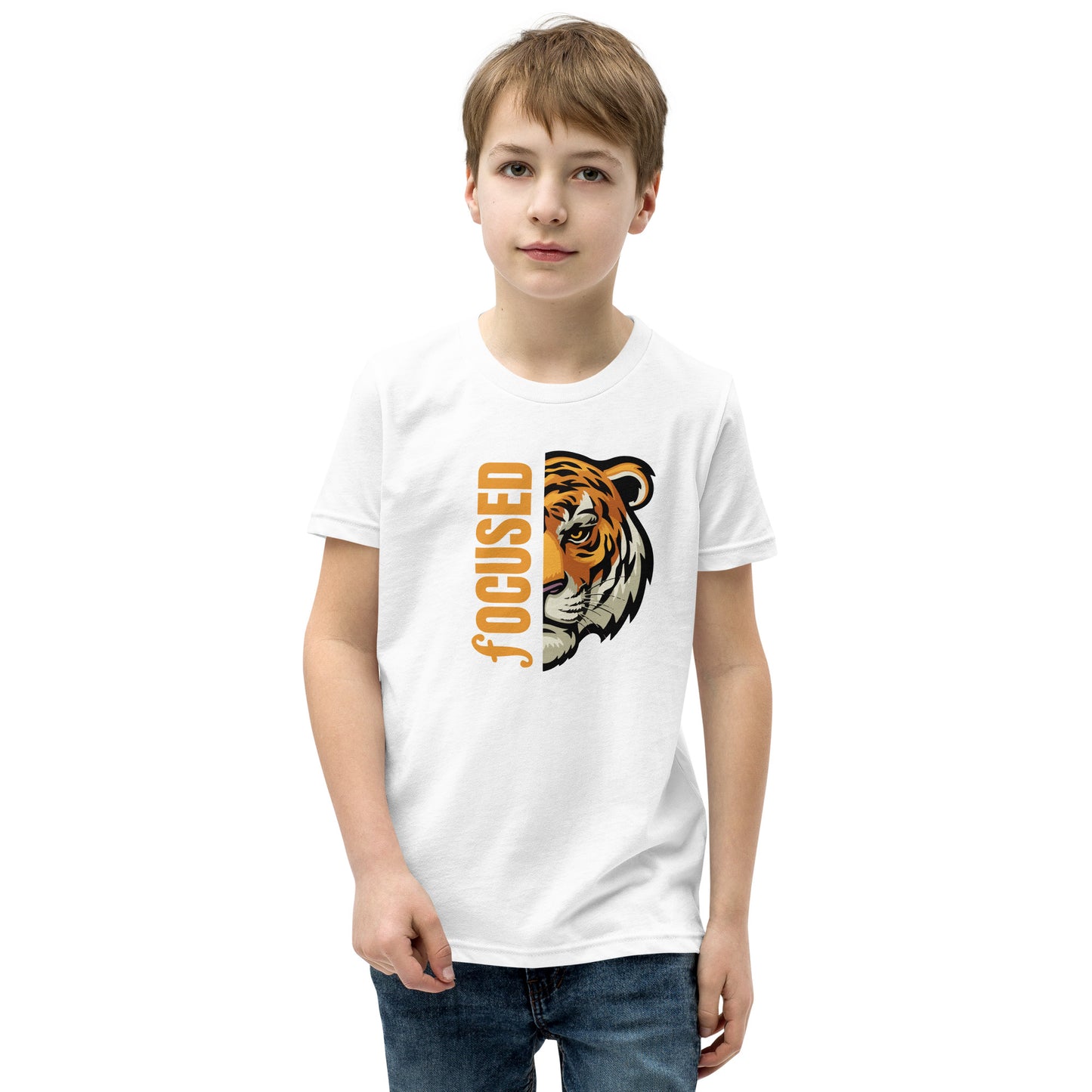 Youth FOCUSED | Tiger | Youth Short Sleeve T-Shirt