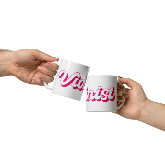 Violinist | White glossy mug